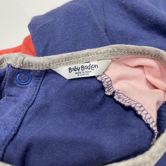 Baby Boden Blue Bird Raglan Sleeve Dress - Picture 6 of 6